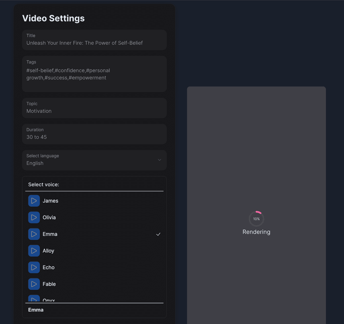 Step 6: Wait for Video Generation